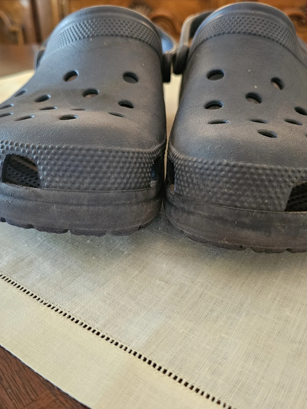 Crocs Classic Clog Navy Blue Mens Size 11 Womens 13 Slip On Water Shoes Mule